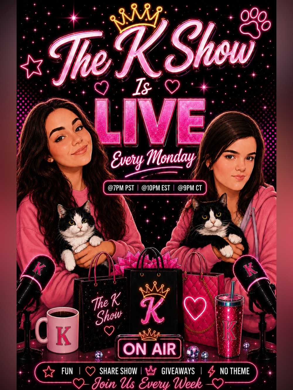 The K Show share show!!! 🤩💗😸